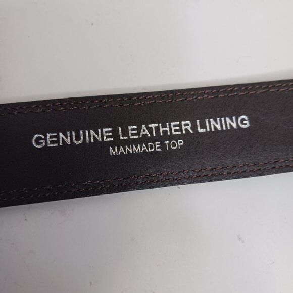 Dickies Genuine Leather Belt Casual Blue Distressed size 40/100 - Picture 4 of 8